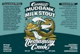 Neshaminy Creek Brewing Company - Mudbank Milk Stout (12 pack cans)